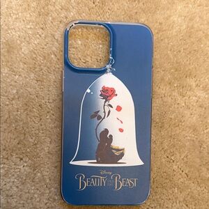 Disney Beauty and the Beast Blue Rose iPhone Case